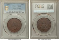 Victoria copper Proof Pattern Restrike Penny 1860-Dated (c. 1886) PR63 Brown PCGS, Peck-2125 (R). By Joseph Moore. One of only two PCGS-certified exam...