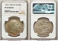 Edward VII Matte Proof Crown 1902 PR64 NGC, KM803, S-3979. Beautifully and evenly matte, with sculpture-like detail and hardly a wisp whatsoever.

HID...
