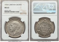 George V Crown 1936 MS63 NGC, KM836. Mintage: 2,473. The third lowest mintage year for the type, this 'posthumous' crown (George V died in January 193...