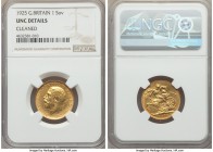 George V gold Sovereign 1925 UNC Details (Cleaned) NGC, KM820.

HID99912102018