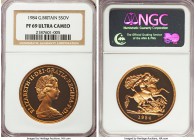 Elizabeth II gold Proof 5 Pounds 1984 PR69 Ultra Cameo NGC, KM924. AGW 1.1775 oz.

HID99912102018