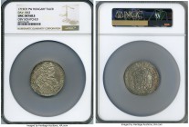Karl VI Taler 1715/2 CH-IGS//PW UNC Details (Obverse Scratched) NGC, Pressburg mint, KM289, Dav-1063. Obv. Bust of Karl VI right. Rev. Crowned eagle w...