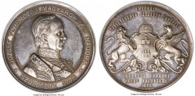 Archduke Joseph Centenary silver Medal 1876 MS64 NGC, Horsky-3587. 53mm. By F. Leisek. Obverse: Uniformed bust of Archduke Joseph Anton Johann, Palati...