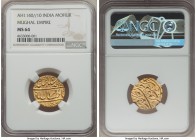 Mughal Empire. Muhammad Shah gold Mohur AH 1140 Year 10 (1736/7) MS64 NGC, Muazzamabad mint?, KM438.16. A genuinely unimpaired specimen, boasting the ...