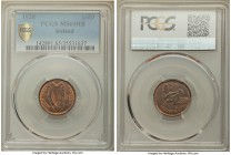 Irish Free State 8-Piece Certified Mint Set 1928 PCGS,  1) Farthing - MS65 Red and Brown, KM1 2) 1/2 Penny - MS65 Red and Brown, KM2 3) Penny - MS65 R...