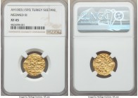 Ottoman Empire. Mehmed III (AH 1003-1012 / AD 1595-1603) gold Sultani AH 1003 (1595) XF45 NGC, Constantinople mint (in Turkey), Pere-322. Generally we...
