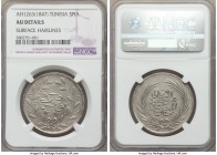 Ottoman Empire. Abdul Mejid 5 Piastres AH 1263 (1846/7) AU Details (Surface Hairlines) NGC, Tunus mint (in Tunisia), KM107. An always refined-looking ...