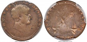 Italian Republic. Napoleon copper Specimen Pattern 8 Denari (20 Lire) 1804-M SP55 PCGS, Milan mint, KM-Pn24. An extremely rare pattern, the first that...