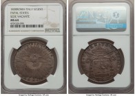 Papal States. Sede Vacante Scudo MDCCCXXX (1830)-ROMA MS64 NGC, Rome mint, KM1311. Splendidly presented in this near-gem designation, the fields firml...