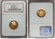 Papal States. Pius XII gold 100 Lire Anno XVI (1954) MS65 NGC, KM53.1. A shimmering gem, with crisp details pronounced well throughout, and a bold hon...