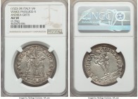 Venice. Andrea Gritti Mocenigo ND (1523-1539) AU58 NGC, Paolucci-5. Deeply impressed, creating a bold visual depth, with the more weakly struck areas ...