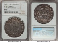 Venice. Leonardo Donà Scudo ND (1606)-AT VF35 NGC, KM22, Dav-4229. An attractive level of detail remains in the principal design elements, some minor ...