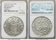 Venice. Francesco Erizzo Scudo ND (1632-1633)-DM UNC Details (Cleaned) NGC, KM182, Dav-4249. Cleaned and struck from somewhat worn dies, but nonethele...