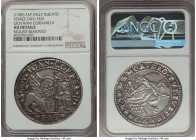Venice. Giovanni Corner II Ducato ND (1709-1710)-FAP AU Details (Mount Removed) NGC, KM476, Dav-1531. Replete with integral detail and lacking on stri...