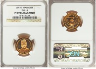 Republic gold Proof 25 Francs ND (1976) PR69 Ultra Cameo NGC, KM14. AGW 0.2315 oz.

HID99912102018