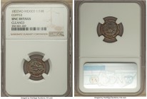 Republic copper 1/16 Real 1832-Mo UNC Details (Cleaned) NGC, Mexico City mint, KM315. A scarcer minor showing all signs of an expert strike in spite o...