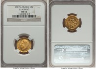 Estados Unidos gold 5 Pesos 1907-M MS65 NGC, Mexico City mint, KM464. AGW 0.1206 oz. Ex. Eliasberg Collection

HID99912102018