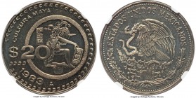 Estados Unidos Proof 20 Pesos 1983-Mo PR66 Cameo NGC, Mexico City mint, KM486. Reported Mintage: 3. 

HID99912102018