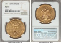 Estados Unidos gold 50 Pesos 1921 AU58 NGC, Mexico City mint, KM481. AGW 1.2056 oz.

HID99912102018