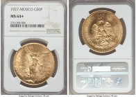 Estados Unidos gold 50 Pesos 1927 MS64+ NGC, Mexico City mint, KM481. AGW 1.2056 oz.

HID99912102018