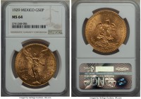 Estados Unidos gold 50 Pesos 1929 MS64 NGC, Mexico City mint, KM481, Fr-172. AGW 1.2056 oz.

HID99912102018