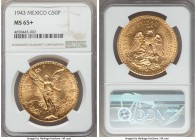 Estados Unidos gold 50 Pesos 1943 MS65+ NGC, Mexico City mint, KM482. AGW 1.2056 oz.

HID99912102018