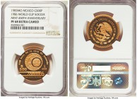 Estados Unidos gold Proof "1986 World Cup" 500 Pesos 1985-Mo PR68 Ultra Cameo NGC, Mexico City mint, KM507.2. AGW 0.5000 oz.

HID99912102018