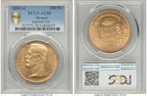 Albert I gold 100 Francs 1891-A AU58 PCGS, Paris mint, KM105, Gad-MC124. An iconic gold type with only the most minute of flaws.

HID99912102018