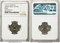 Dutch Colony. Wilhelmina copper-nickel Proof 5 Cents 1922-(u) PR65 NGC, Utrecht mint, KM313, Scholten-860. A brilliantly silvery proof, undeniably gem...