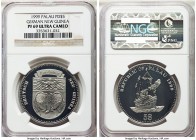 Republic palladium Proof "German New Guinea" 5 Dollars 1999 PR69 Ultra Cameo NGC, cf. KM21. Part of the International Coin Series, this issue was stru...