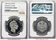 Republic palladium Proof 5 Dollars 1999 PR69 Ultra Cameo NGC, cf. KM17. Quite elusive as this piece is from a mintage of only 7 pieces. Displaying a p...