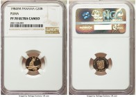 Republic gold 20 Balboas 1984-FM PR70 Ultra Cameo NGC, Franklin mint, KM97. Beautiful and perfect with a scant mintage of only 357 pieces.

HID9991210...