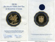 Republic gold Proof "Egrets" 500 Balboas 1980-FM Uncertified, Franklin mint, KM70, Fr-11. Gem cameo Proof in the original Franklin mint cachet.

HID99...