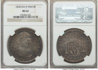 Charles IV 8 Reales 1804 LM-JP MS62 NGC, Lima mint, KM97.

HID99912102018