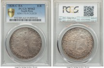 South Peru. Republic 8 Reales 1838 CUZCO-BA MS62 PCGS, Cuzco mint, KM170.4. A scarce and remarkably well-struck emission from this exiting period in P...
