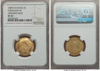 Ferdinand VII gold 2 Escudos 1809 S-CN XF45 NGC, Seville mint, KM455. A lesser-seen, if moderately circulated, gold minor.

HID99912102018