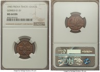 Portuguese Colony copper Prova 10 Avos MS64 Brown NGC, cf. KM5, Gomes-E1.01. With lightly toned surfaces exhibiting attractive mint luster.

HID999121...