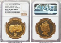 Elizabeth II gold Proof "Long to Reign over Us" 100 Pounds PR68 Ultra Cameo NGC, KM-Unl.

HID99912102018