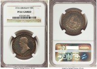 Republic Proof 50 Centesimos 1916-(ba) PR61 Cameo NGC, Buenos Aires mint, KM22. The scarcer date of this two-year type, and apparently unrecorded in p...