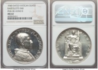 Pius XII 11-Piece Certified silver Medal Set NGC, 1) Anno II (1940) - MS62, Bartolotti-940 2) Anno III (1941) - MS63, Bartolotti-941 3) Anno X (1948) ...