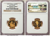 Republic gold Proof "RMS Douro" 6000 Kwacha 1999 PR65 Ultra Cameo NGC, KM-Unl. AGW 0.16 oz.

HID99912102018