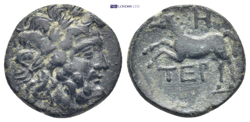 Pisidia, Termessos Æ (17mm, 4.25 g). Dated CY 8 = 64/3 BC. Laureate head of Zeus...