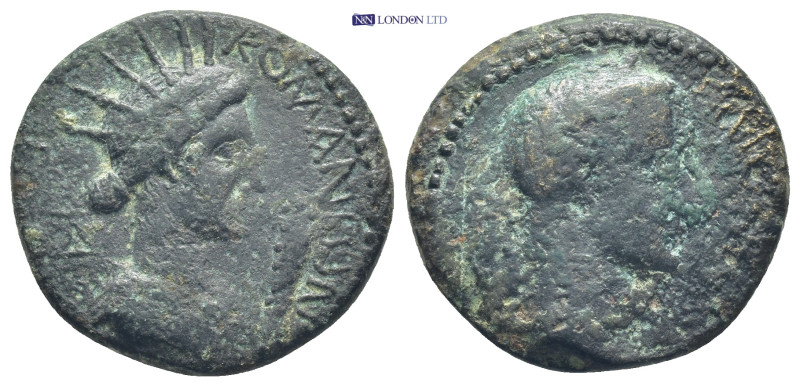 PONTUS. Comana. Gaius (Caligula), 37-41. AE (9.28 Gr. 23mm.)
 Laureate head of G...