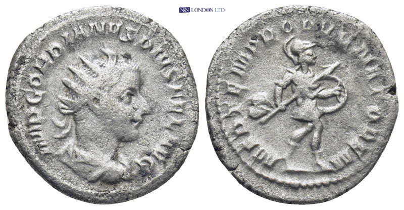 Gordian III (240-244AD) (22mm, 4.0 g) Obverse: Radiate, draped and cuirassed bus...