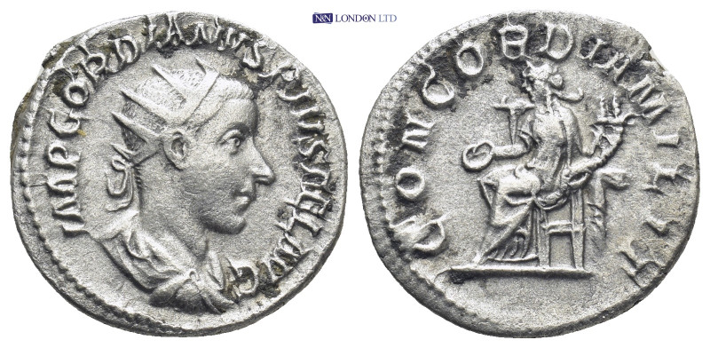 Gordian III (AD 238-244). AR antoninianus (21mm, 3.61 g). Rome, A.D. 240. Radiat...