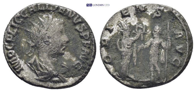 Gallienus. A.D. 253-268. AE antoninianus (19mm, 3.13 g). Antioch mint, struck A....