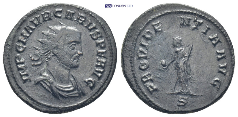 Carus BI Antoninianus. (23mm, 4.3 g) Cyzicus, AD 282-283. IMP C M AVR CARVS P F ...