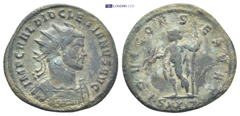 Diocletianus (284-305 AD). AE Antoninianus (22mm, 3.7 g), Ticinum. Obv. IMP C VA...