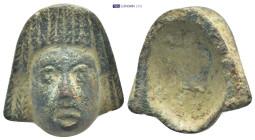 A Bronze Woman Face (16 Gr. 26mm.) SOLD AS SEEN, NO RETURN!