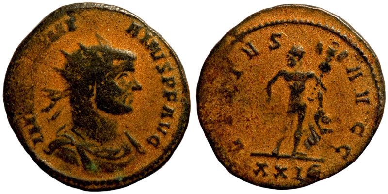 Maximianus. (285-295 AD). Æ Antoninian. Obv: IMP CMA MAXIMIANVS PF AVG. radiate ...